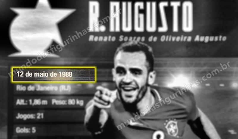 A data de nascimento do Renato Augusto no álbum está errada.