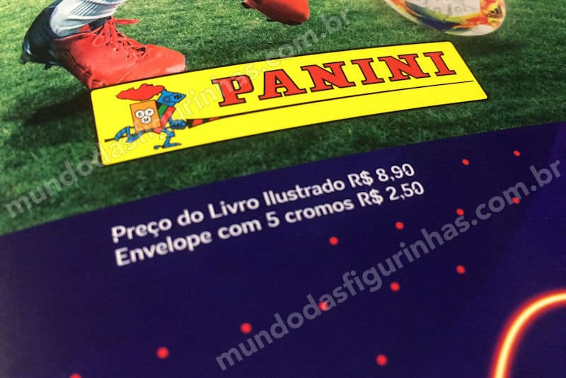 Figura 10 – Detalhe do preço na capa do álbum brochura da Copa Feminina 2019