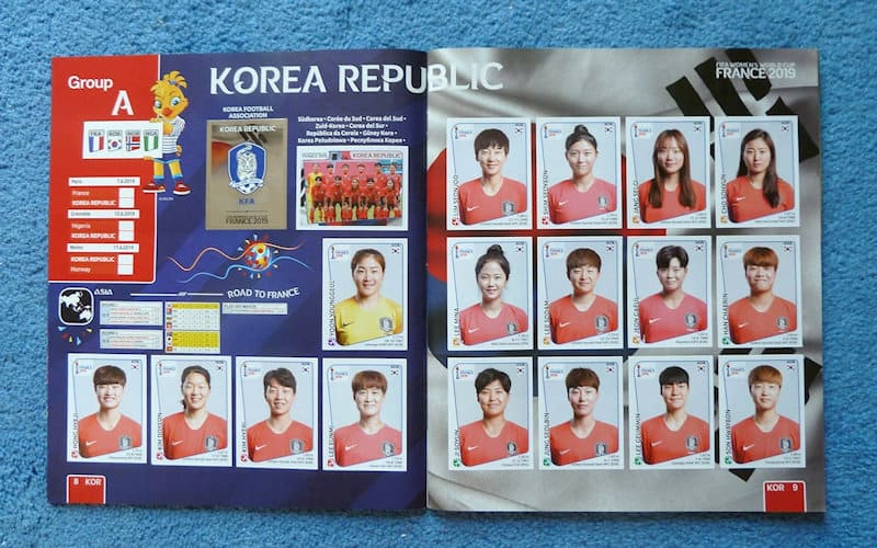 Figura 30 – Páginas 8 e 9, a seleção da Coréia do Sul