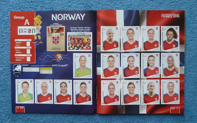Figura 31 – Páginas 10 e 11, a seleção da Noruega