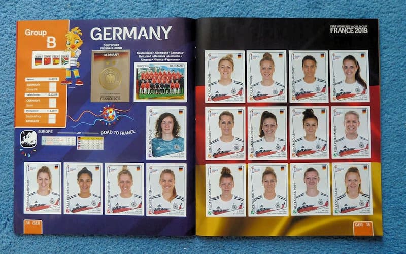 Figura 33 – Páginas 14 e 15, a seleção da Alemanha