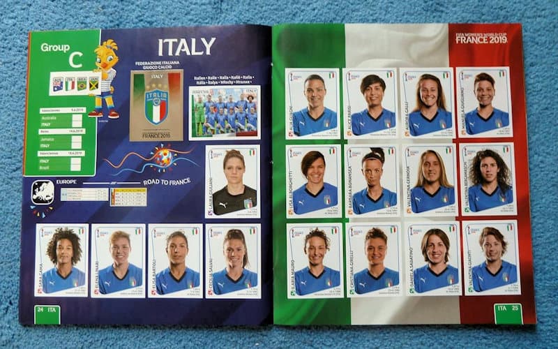 Figura 39 – Páginas 24 e 25, a seleção da Itália