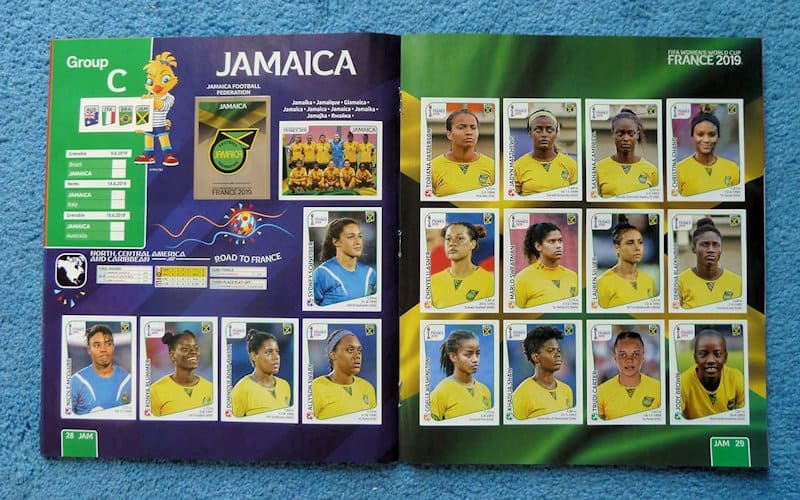 Figura 41 – Páginas 28 e 29, a seleção da Jamaica