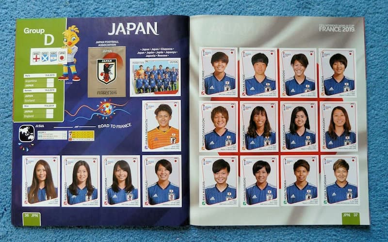 Figura 45 – Páginas 36 e 37, a seleção do Japão
