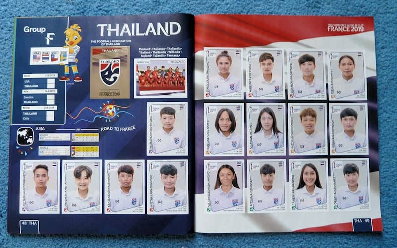Figura 51 – Páginas 48 e 49, a seleção da Tailândia
