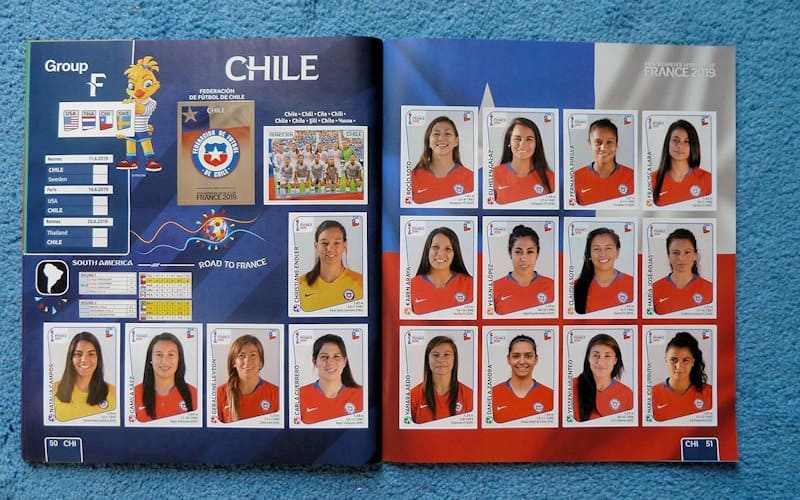 Figura 52 – Páginas 50 e 51, a seleção do Chile