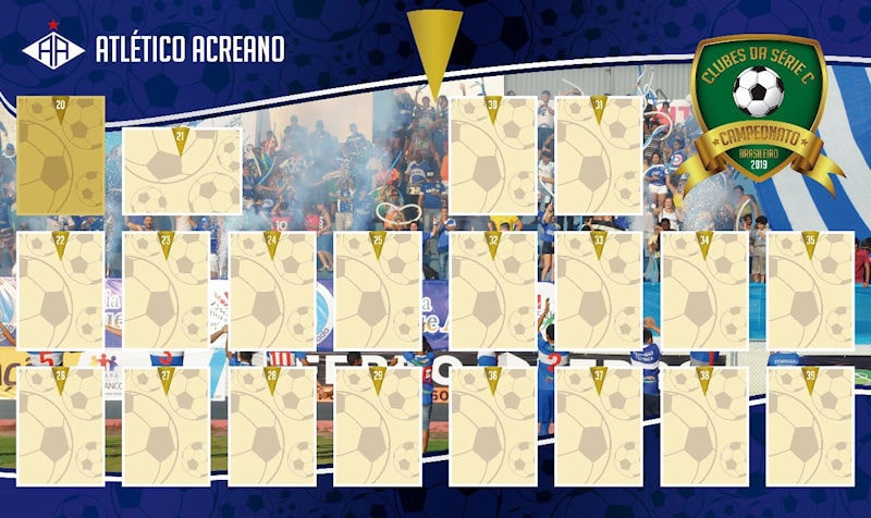 Página do Atlético Acreano no álbum da Série C