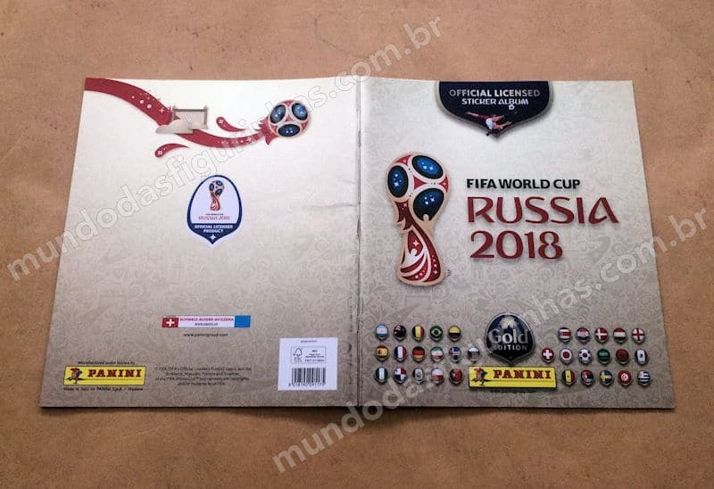 O álbum GOLD EDITION da Copa 2018