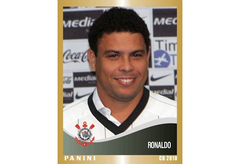 Como seria uma figurinha do Ronaldo Fenômeno, no álbum do CB 2010.