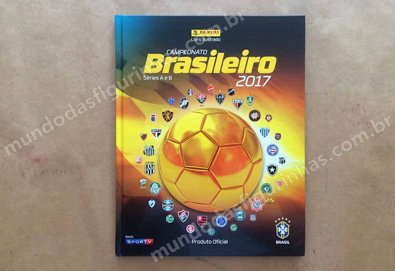 Campeonato Brasileiro 2017 - Imagem da capa dura do álbum.