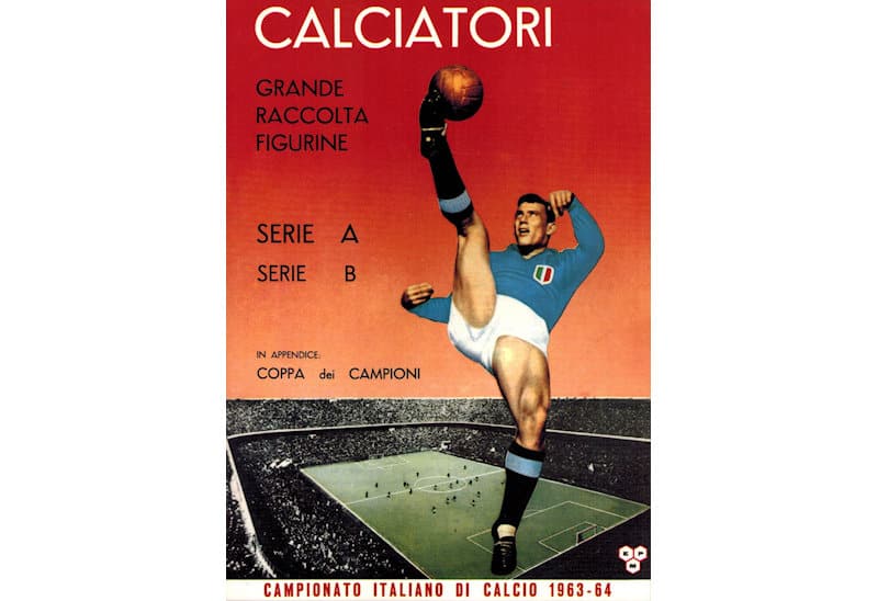 Capa do álbum do Calciatori 1963-64.