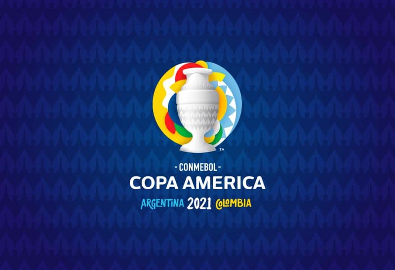 Logo da Copa América 2021 Argentina-Colômbia.