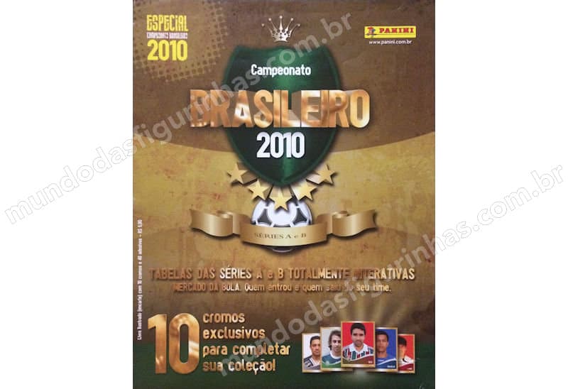 Capa do encarte do Campeonato Brasileiro 2010.