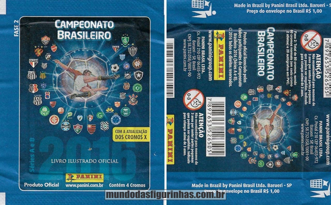 Pacotinho do álbum do Campeonato Brasileiro 2016, Fase 2.